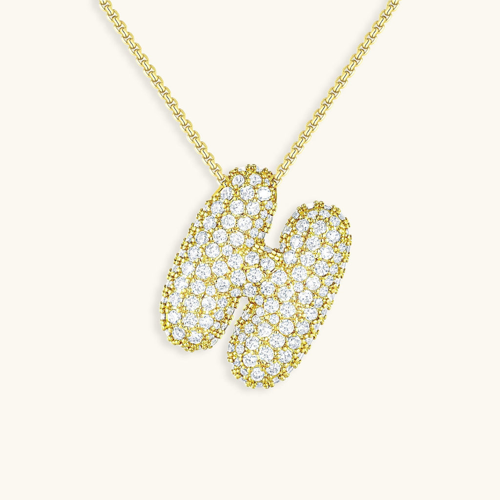 Radiant Initial Pendant Necklace