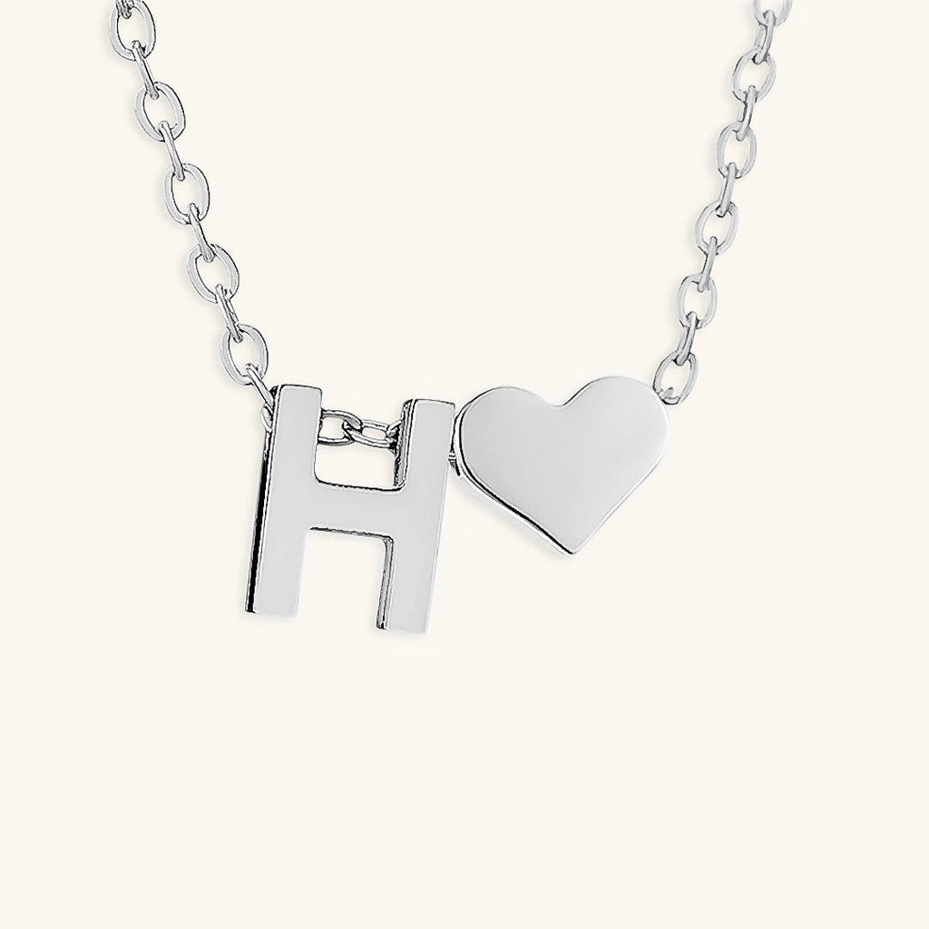 Heartfelt Initial - Gold Letter Necklace