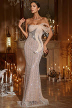 Ogani Strapless Sequin Maxi Dress