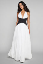 Majrela Off-Shoulder Backless Maxi Dress
