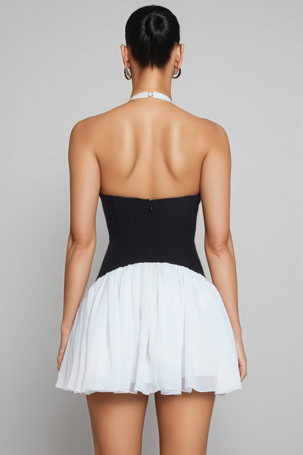 Serela Halter Neck Mini Dress