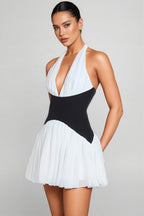 Serela Halter Neck Mini Dress