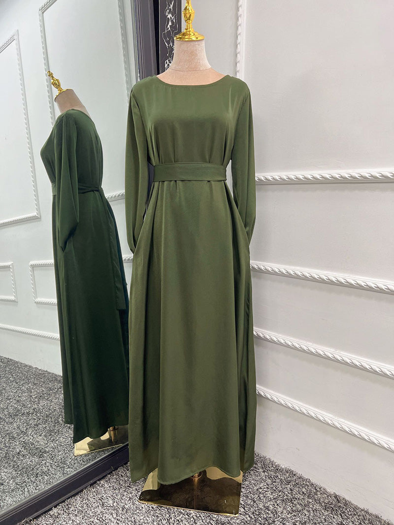 Izaro Statement Sliky Full Length Dress Evening Wear Edit