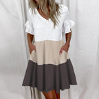 Norma Boutique Casual Summer Dress with Ruffles Designer Edit