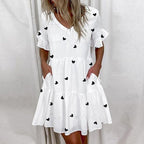 Norma Boutique Casual Summer Dress with Ruffles Designer Edit