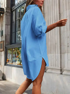 Nicole Chic Shirt Dress for Women Silhouette Collection