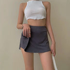 High Waist Sexy Skinny Bag Hip Short Slit Slim Fit Vintage Skirt
