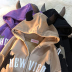 Hip Hop Dark Bat Wing Hoodie