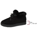 Hot Sale Shoes for Women 2024 New Plush Warm Fashionable Women's Boots Casual Laceup Winter Cotton Shoes Zapatos De Mujer