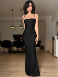 Elegant Backless Draped Bandage Sexy Maxi Party Dress