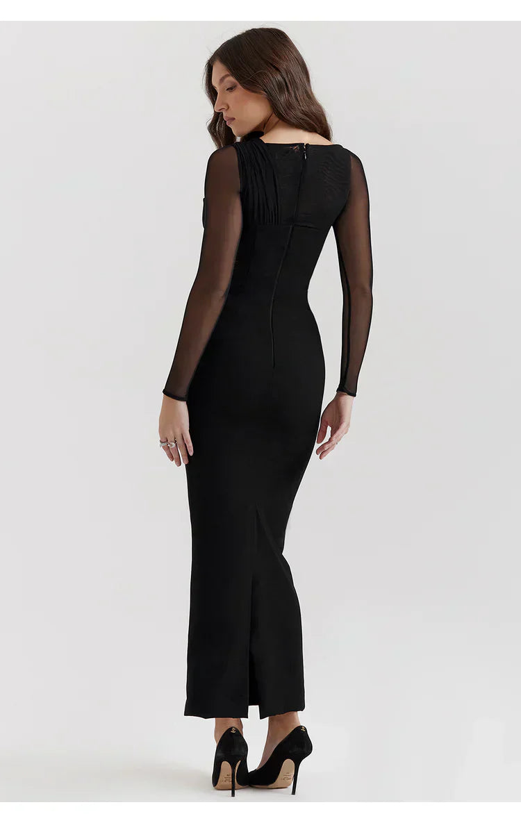 Davina Midi Dress Black