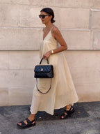 Elegant & Chic V-neck Long Dress