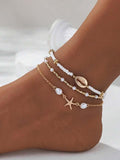 Chic Style 3pcs Anklet