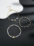 Chic Style 3pcs Anklet