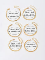 Golden Glow Stack – 6-Piece Bracelet Set