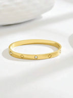 Heart-shaped Buckle Stainless Steel Bracelet