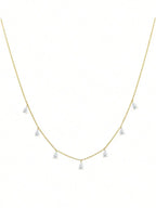 Teardrop Elegance Dainty Necklace