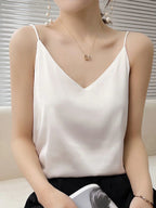 Must-have Satin Bottoming Top