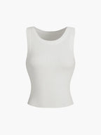 Solid Ribbed Sweater Top