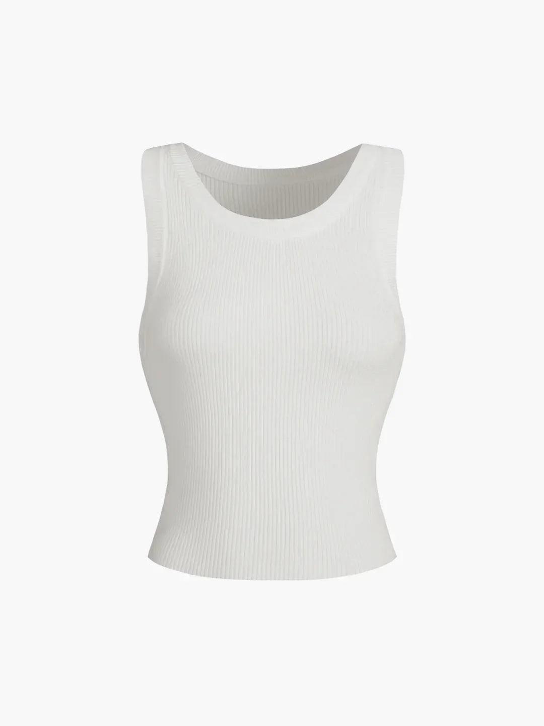 Solid Ribbed Sweater Top
