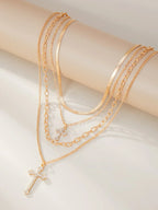 Divine Glow Layered Pendant