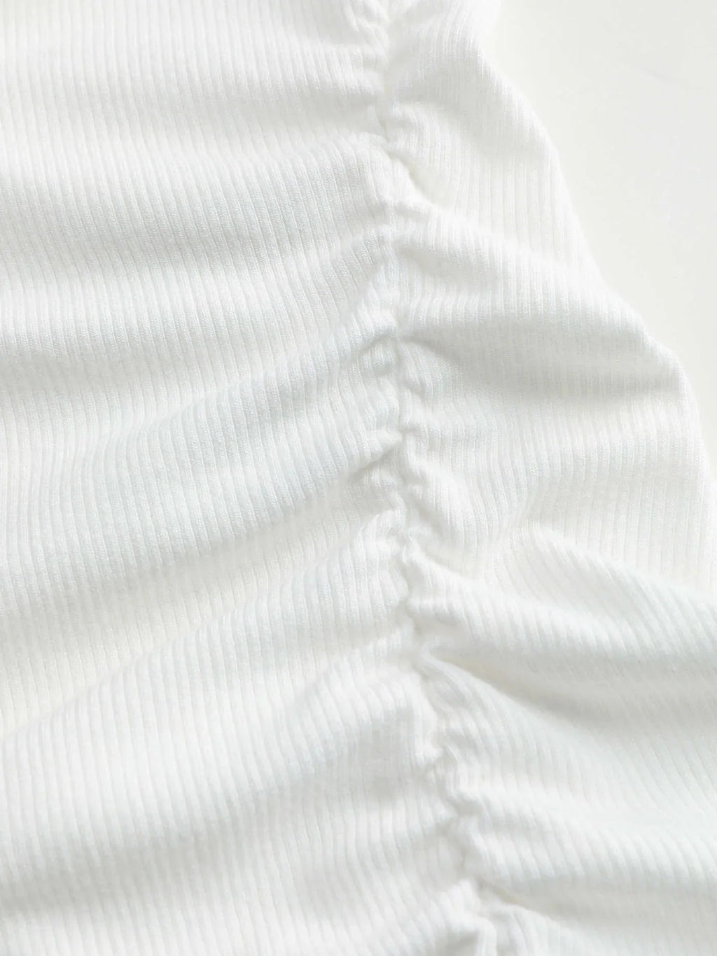 Solid Asymmetrical Neck Long Sleeve Top