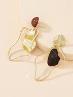 Retro Fashion Irregular Stud Drop Earrings