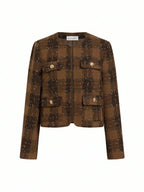 Wool Blend Jacket For Daily Wear Essentials Comfortable