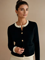 Oldmoney Style Buttoned Knit Cardigan