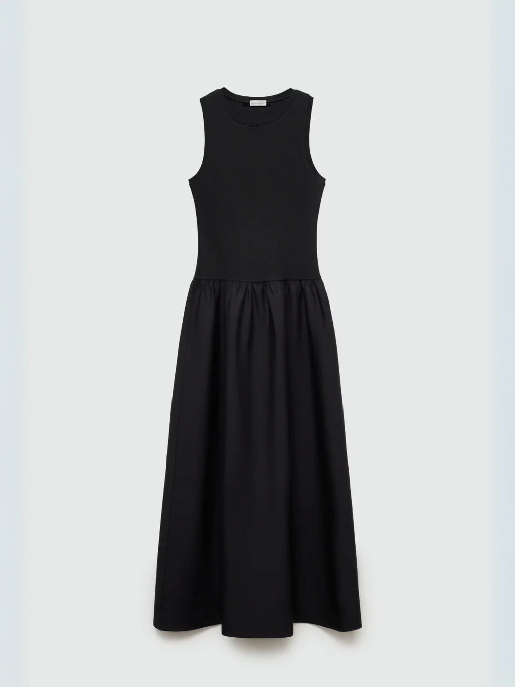 Round Neck Casual Stitching Vest Dress