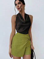 Always Elegant Halter Neck Backless Top
