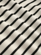 Sophisticated Stripe Breton Collared Pullover
