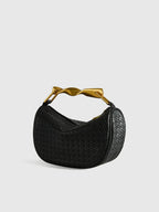 Structured PU Leather Shoulder Bag