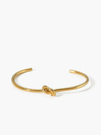 Knotted Open Bracelet