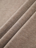 Minimalist Style Knit Polo Sweater