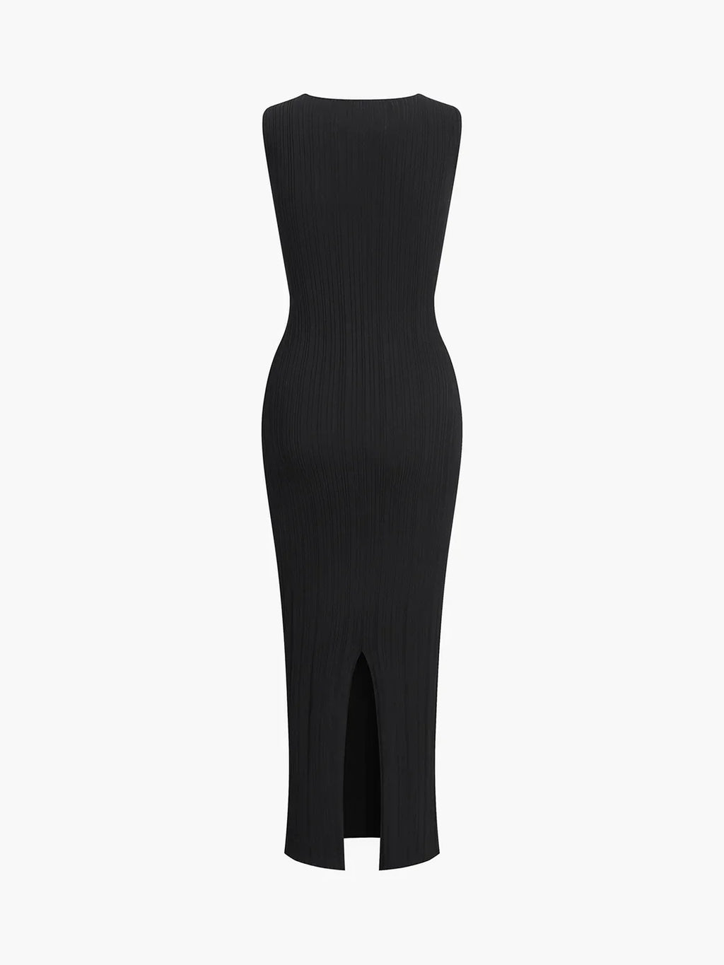 Effortless Lines Ribbed Dress