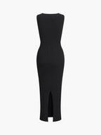 Effortless Lines Ribbed Dress