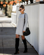 Smoky Mountain Sweater Dress Grey
