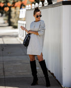 Smoky Mountain Sweater Dress Grey