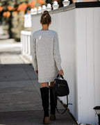 Smoky Mountain Sweater Dress Grey