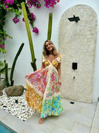 Bellina Summer Dress with Flower Print