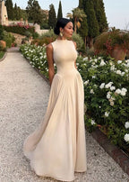 Serenity High Neck Maxi Dress – Elegant Sleeveless Evening Dress