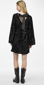 Elisa Minimalist Glitter Dress Designer Edit