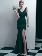 slim evening dress