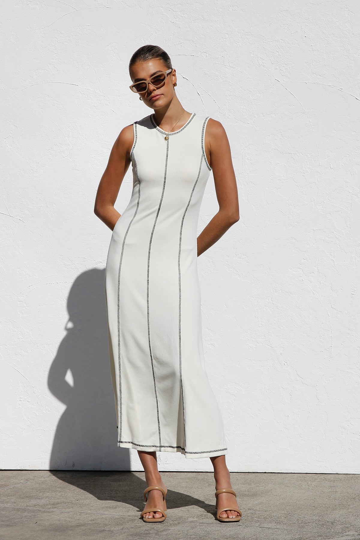 Ofelia Exclusive Dress Cream Evening Wear Edit