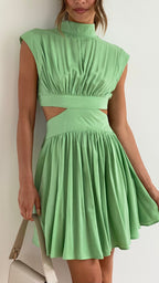Yolanda Minimalist Mini Dress Elevated Occasion Wear