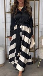 Gabriela Luxe Two Piece Silk Dress Chic Silhouette Collection