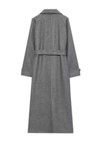 Urban Muse - Long Gray Wool Coat