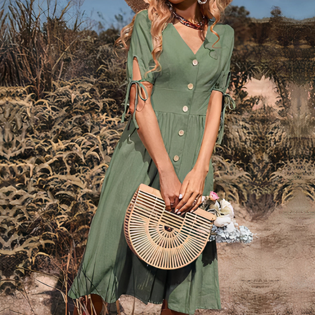 Maite Exclusive Casual Midi Dress for Summer Boutique Collection