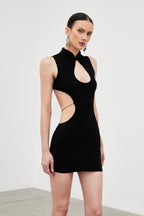 Ichabod Backless Cutout Mini Dress